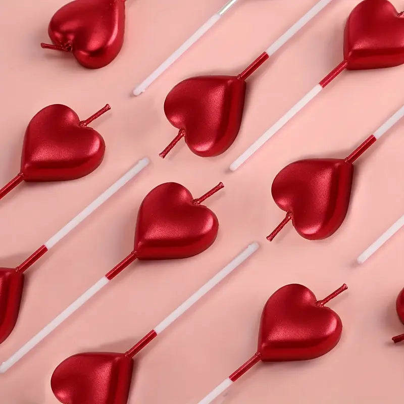 Red Heart Candles
